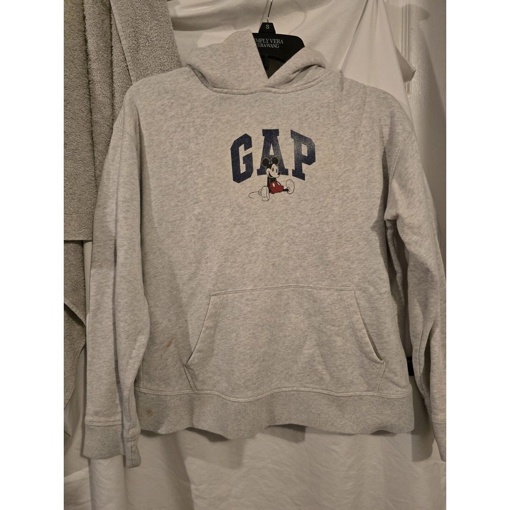 Disney Mickey Mouse Kids XXL Kids  Gray Fleece Lined Hoodie‎